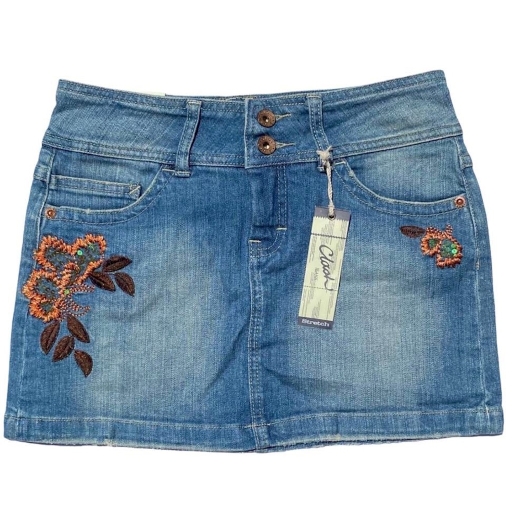 ✿ Denim Mini Skirt ✿